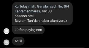 Türkiye Deprem Kayıp Haber Alınamayan Kişiler Listesi!